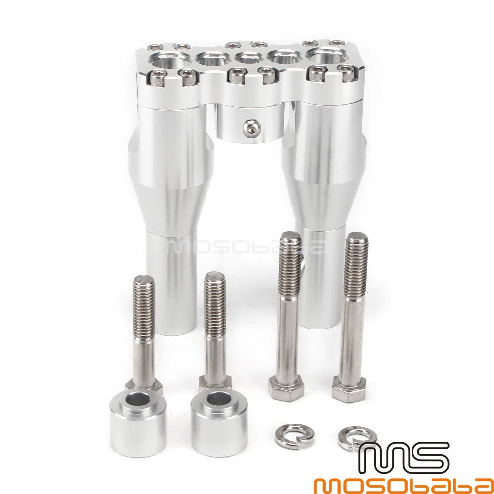 1'' Club Style Handlebars & 6'' 7'' Risers for Harley Dyna Low Rider Softail