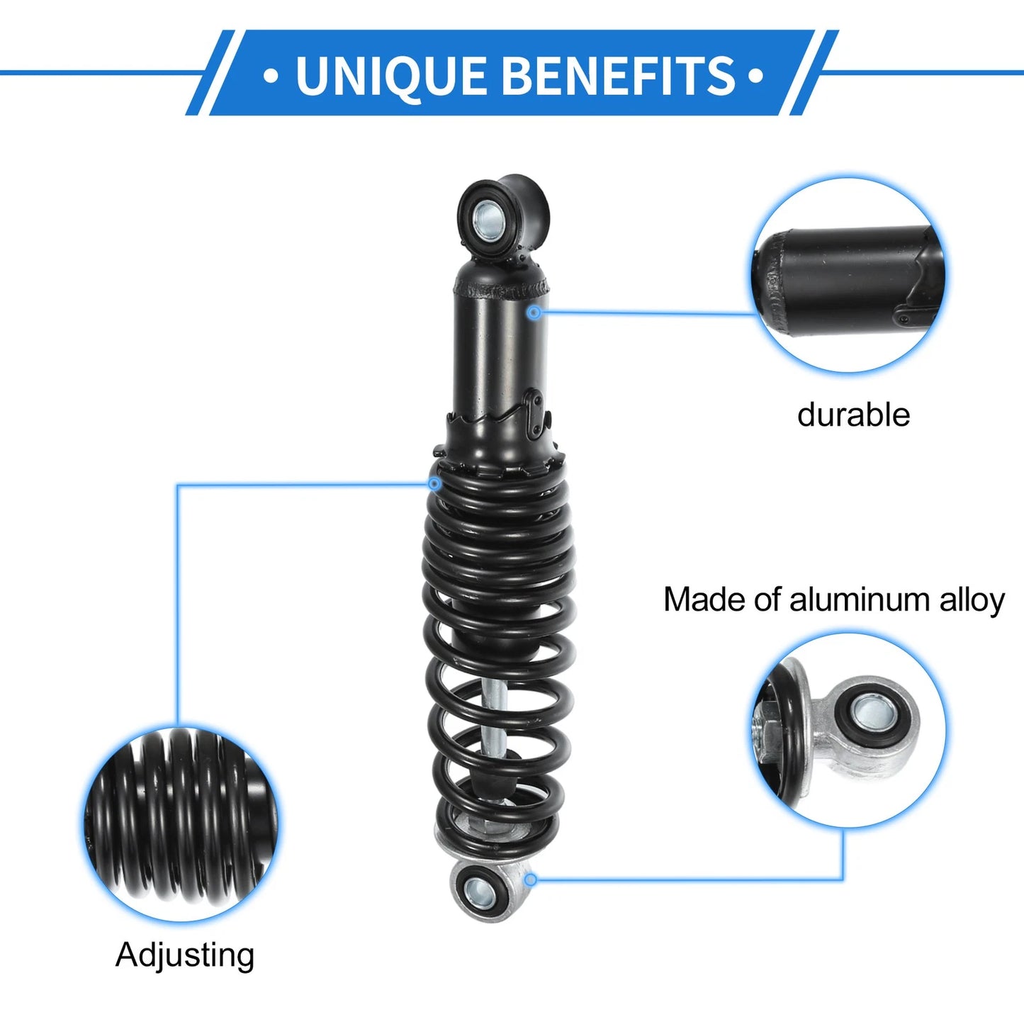 Pair / 1 Pair / Rear Suspension Shock 290mm Universal for Motorcycle