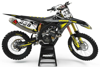Custom Graphics Full Kit for Suzuki RMZ 250 (2004-2006) TAG STYLE Decals