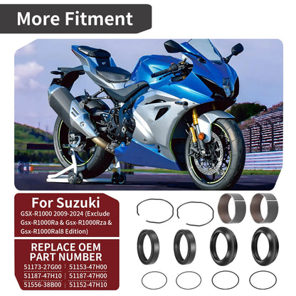 Fork Seal & Bushing Kit for Suzuki GSXR1000 (2009-2024)