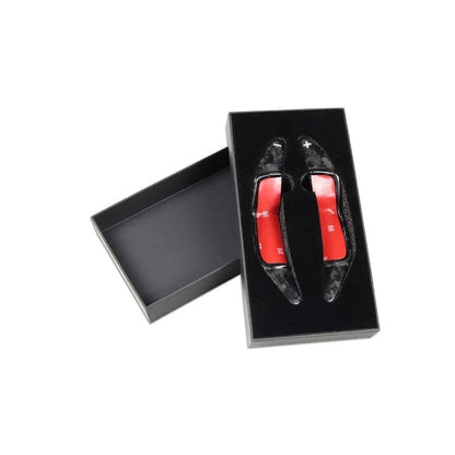 Carbon Fiber Steering Wheel Shifter Paddle Extension Fit For Mini Cooper R55 R56