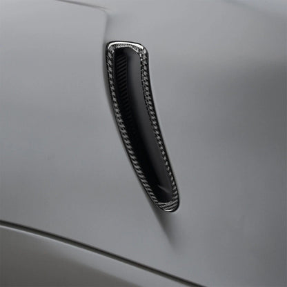 Carbon Fiber Engine Hood Air Vent Outlet Cover for Toyota Supra GR A90 (2019-2022)