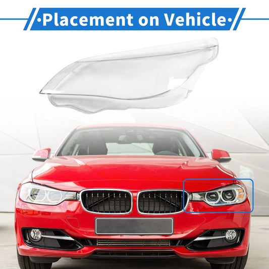 1 x Front Left Headlight Lens Cover for BMW 5 Series E60 (2003-2010)
