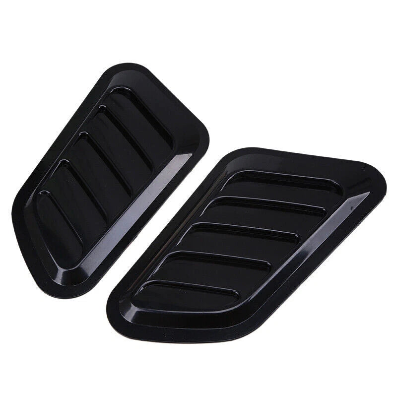 2 x Car Hood Bonnet Vent Air Flow Intake Scoop for Universal Vehicles