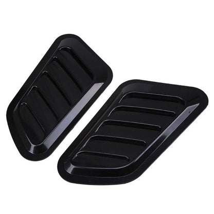 2 x Car Hood Bonnet Vent Air Flow Intake Scoop for Universal Vehicles