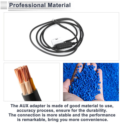 Audio Aux Adapter Cable for BMW Car Stereo