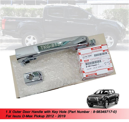 Outer Door Handle w/ Key Hole for Isuzu Dmax (2012-2019)