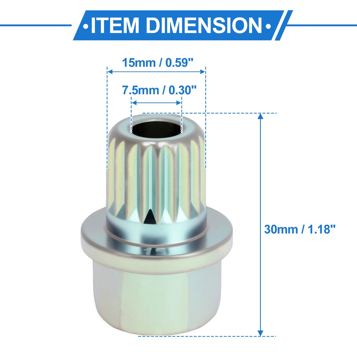 35/19PT Wheel Lock Lug Nut for BMW Anti Theft Removal Key (2010-2023)