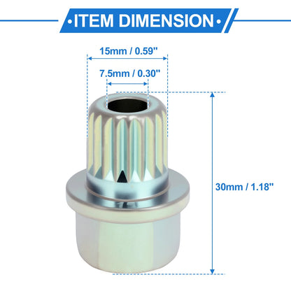 35/19PT Wheel Lock Lug Nut for BMW Anti Theft Removal Key (2010-2023)