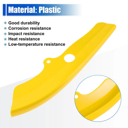 1 x Pair Front Bumper Lip Splitter Protector Yellow for Dodge Challenger