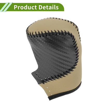 Black Carbon Fiber Gear Shift Knob Cover for Honda