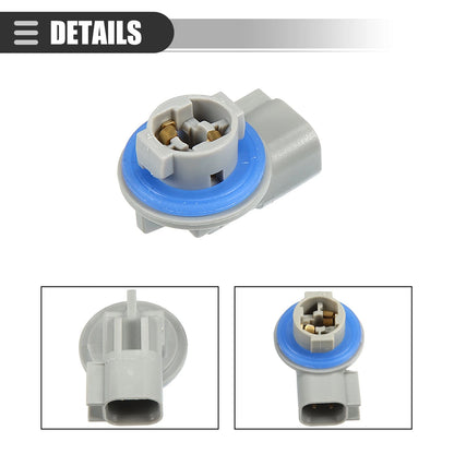License Plate Light Socket for Dodge Ram 2 x ABS Gray Blue