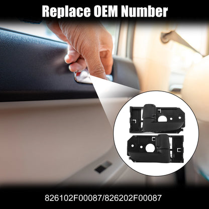 Pair Interior Door Handles for Kia Spectra (2000-2009)