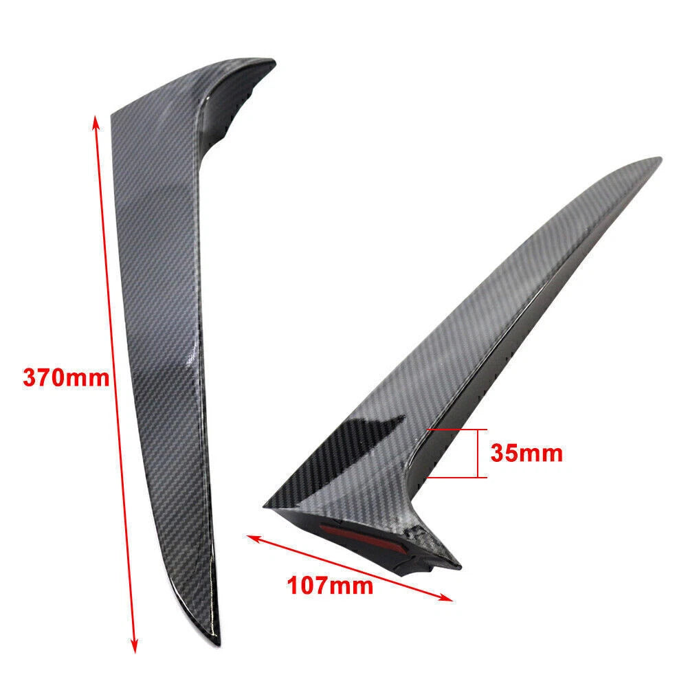 ABS Rear Window Side Spoiler Canard Splitter Trim for BMW X3 (2011-2017)