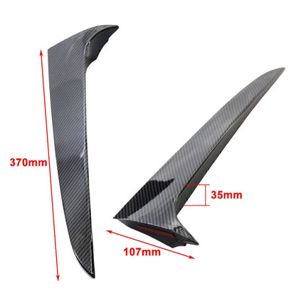 ABS Rear Window Side Spoiler Canard Splitter Trim for BMW X3 (2011-2017)