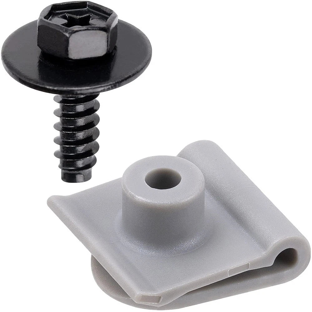 10 x Fender Liner Bumper Cover Splash Shield Screws & U-Nuts for Mazda 2-6