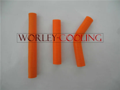 Aluminum Radiator & Orange Hose for KTM 125/200/250/300 SX/EXC (2008-2013)