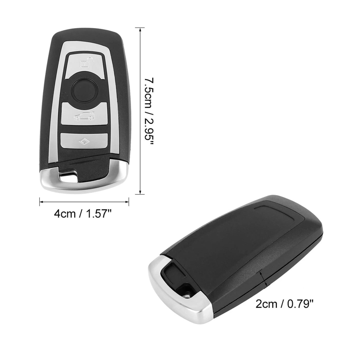 Car Key Fob Shell Case for BMW 1 3 5 Series F10 F20 F30 F40 (2011-2020)