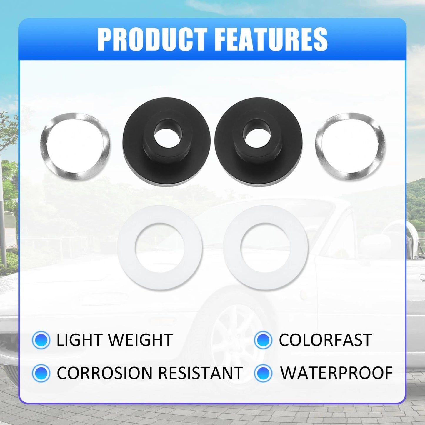 Car Window Bushing Kit for Mazda Miata (1990-2005)