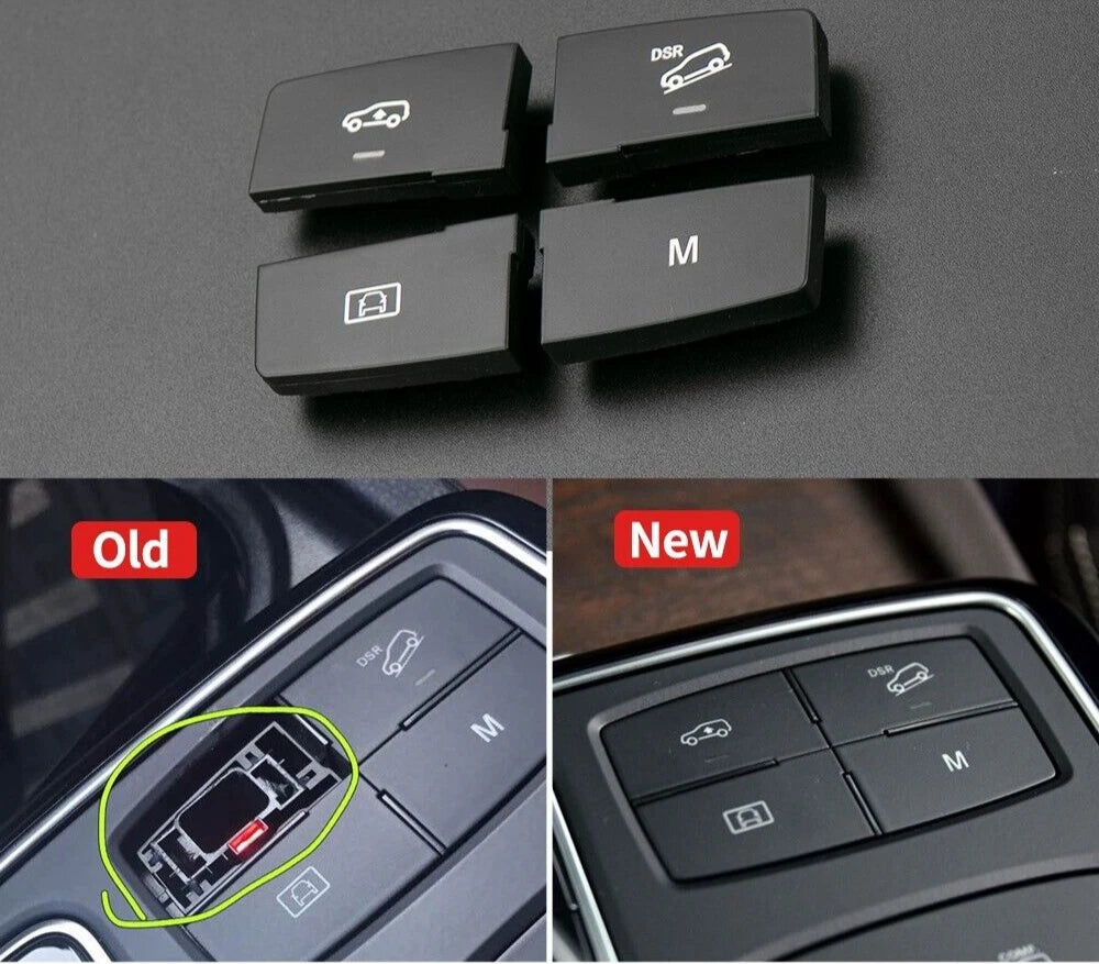 4x Center Switch Button for MB ML/GL/GLS W166 X164 X166 W292 (2012–2012)