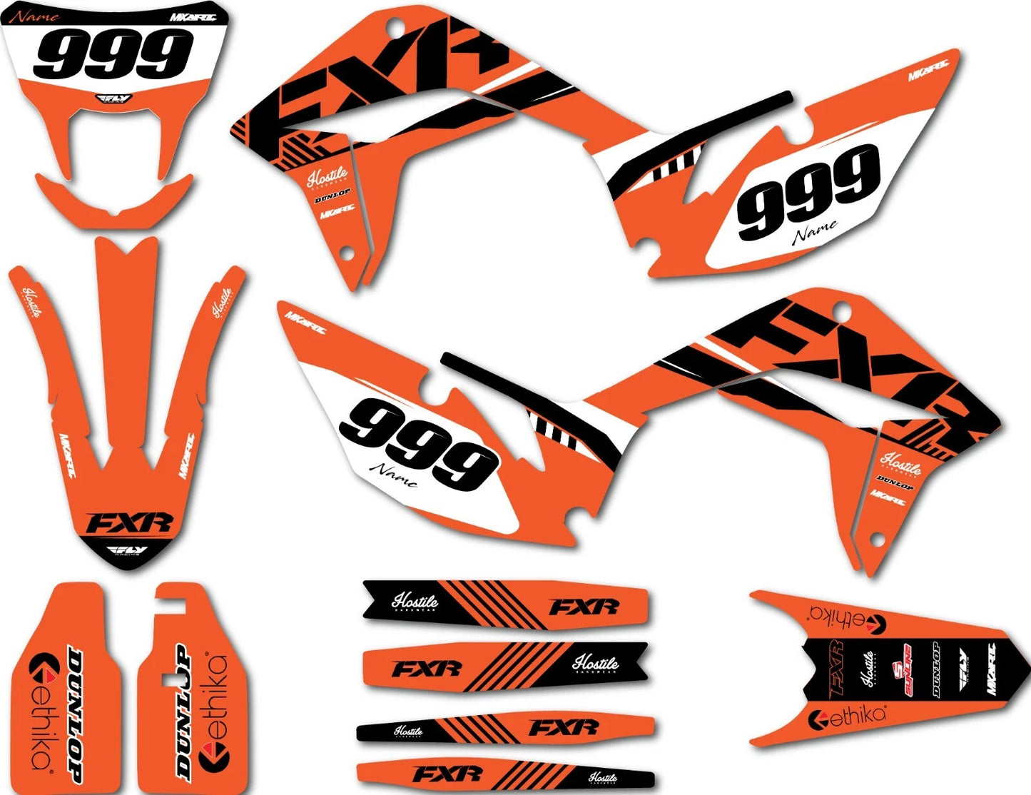 Custom Graphics Full Kit for Kayo T2 250 Models
