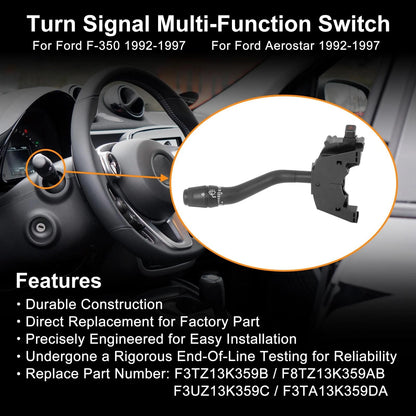 Windscreen Wiper Switch for Ford F-350 (1992-1997)