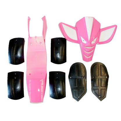 PINK Plastics Mud Guard Foot Rest for 49cc Mini Quad Dirt Bike ATV