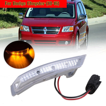 Left Side Mirror LED Turn Signal Light for Dodge Grand Caravan (2008-2018)