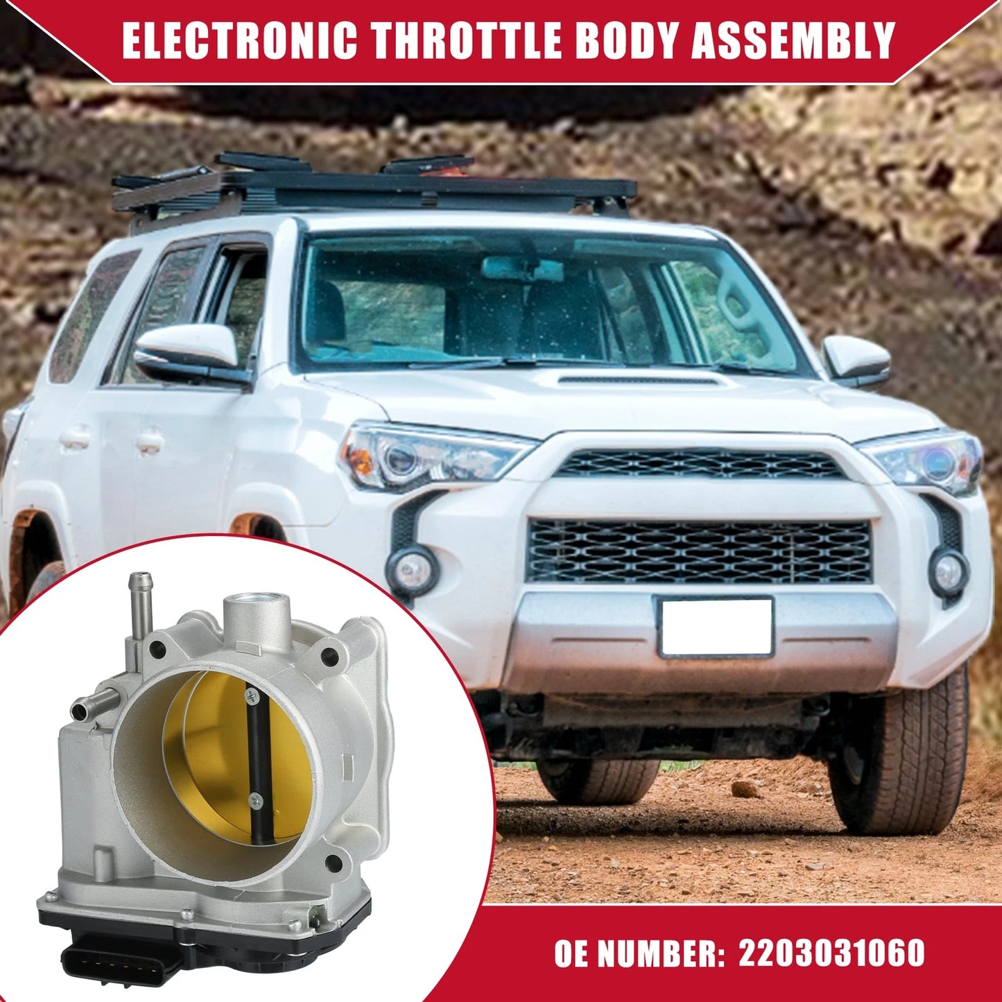 Electronic Throttle Body Assembly for Toyota 4Runner (2010–2019)