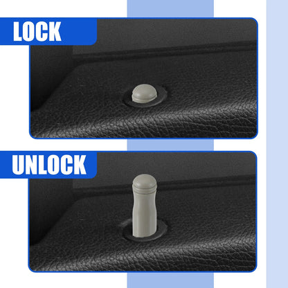 Auto Door Lock Rod Knob Gray for Honda Civic (1996-2000)