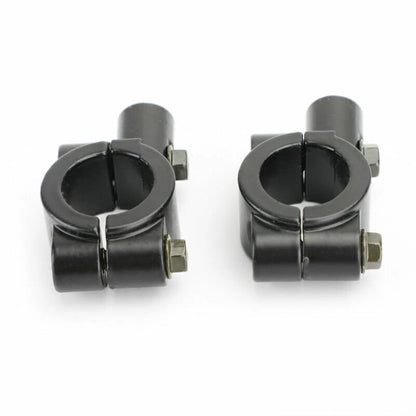2 x 10mm Left Thread Mirror Clamp for 22mm Handlebar M10 Motorcycle