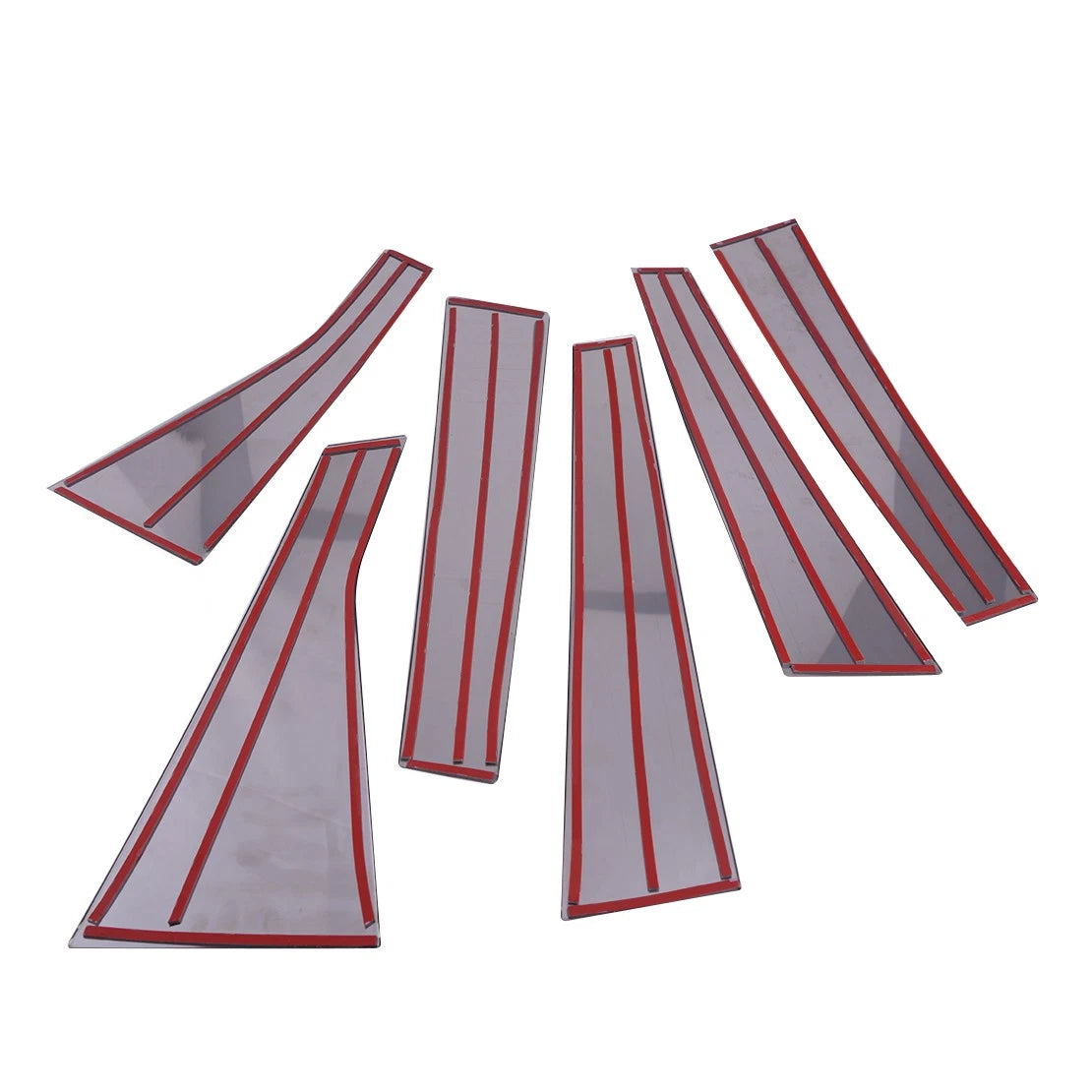 Chrome Door Window Pillar Trim Covers for Jeep Cherokee (2014-2018)