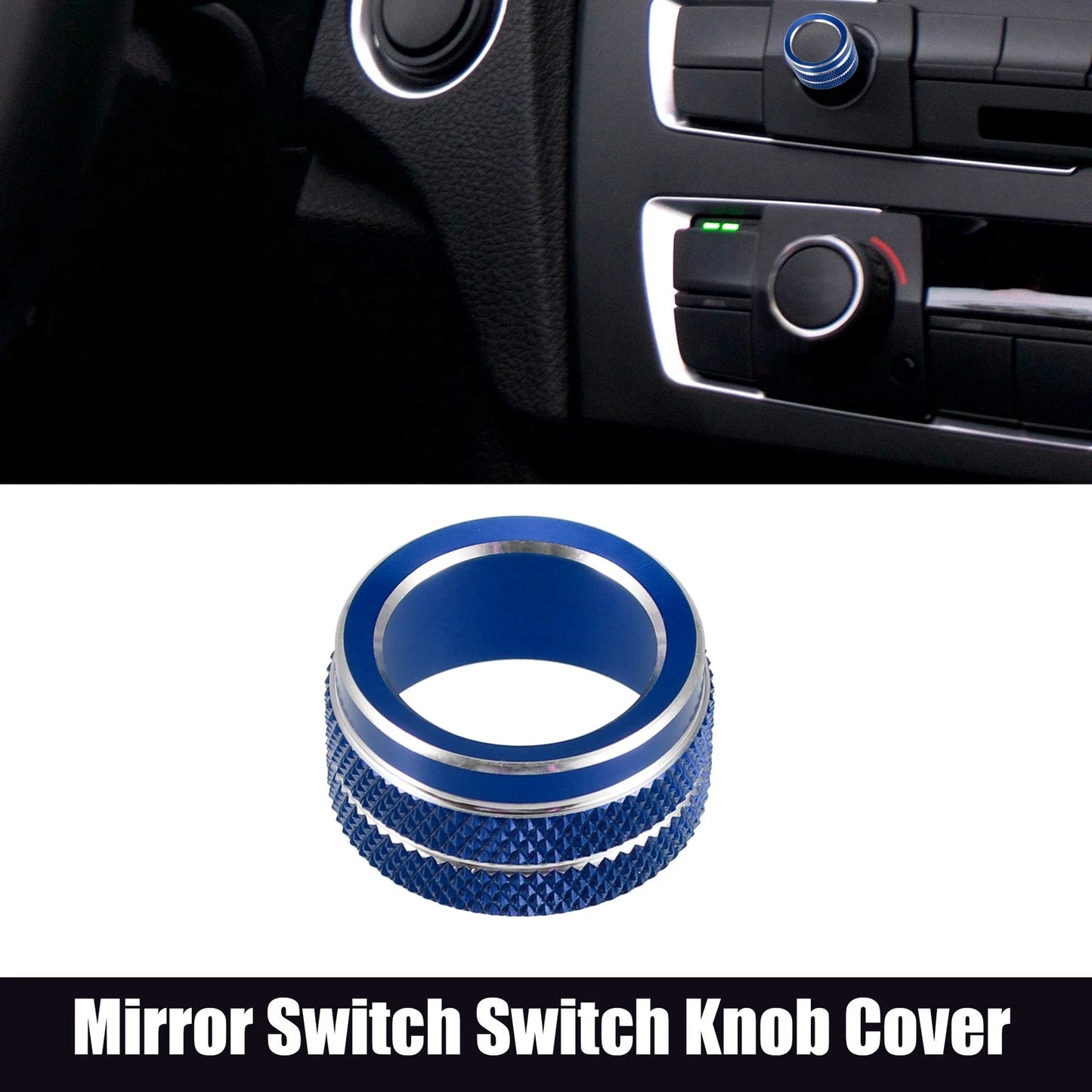 Mirror Switch Knob Cover Ring for Toyota (Fits Various Models)