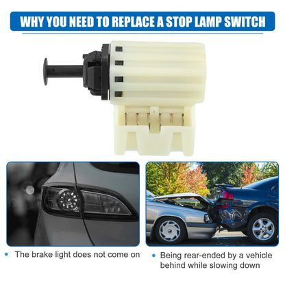 Stop Lamp Switch Assembly for Chrysler Beige Plastic Metal