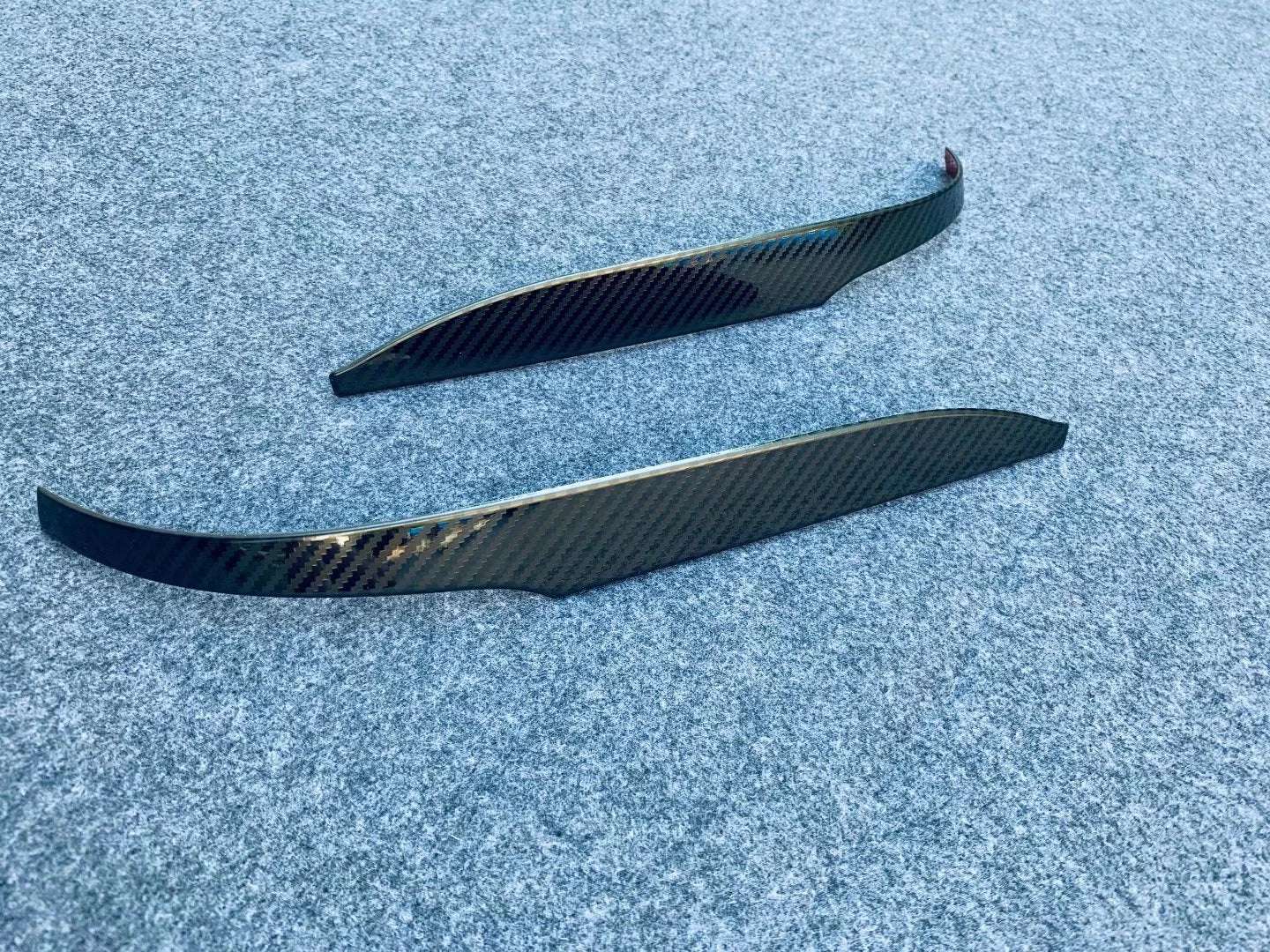 Rearview Side Steel Cover Trim Carbon Fiber for Toyota Harrier Venza (2020-2024)