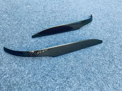 Rearview Side Steel Cover Trim Carbon Fiber for Toyota Harrier Venza (2020-2024)