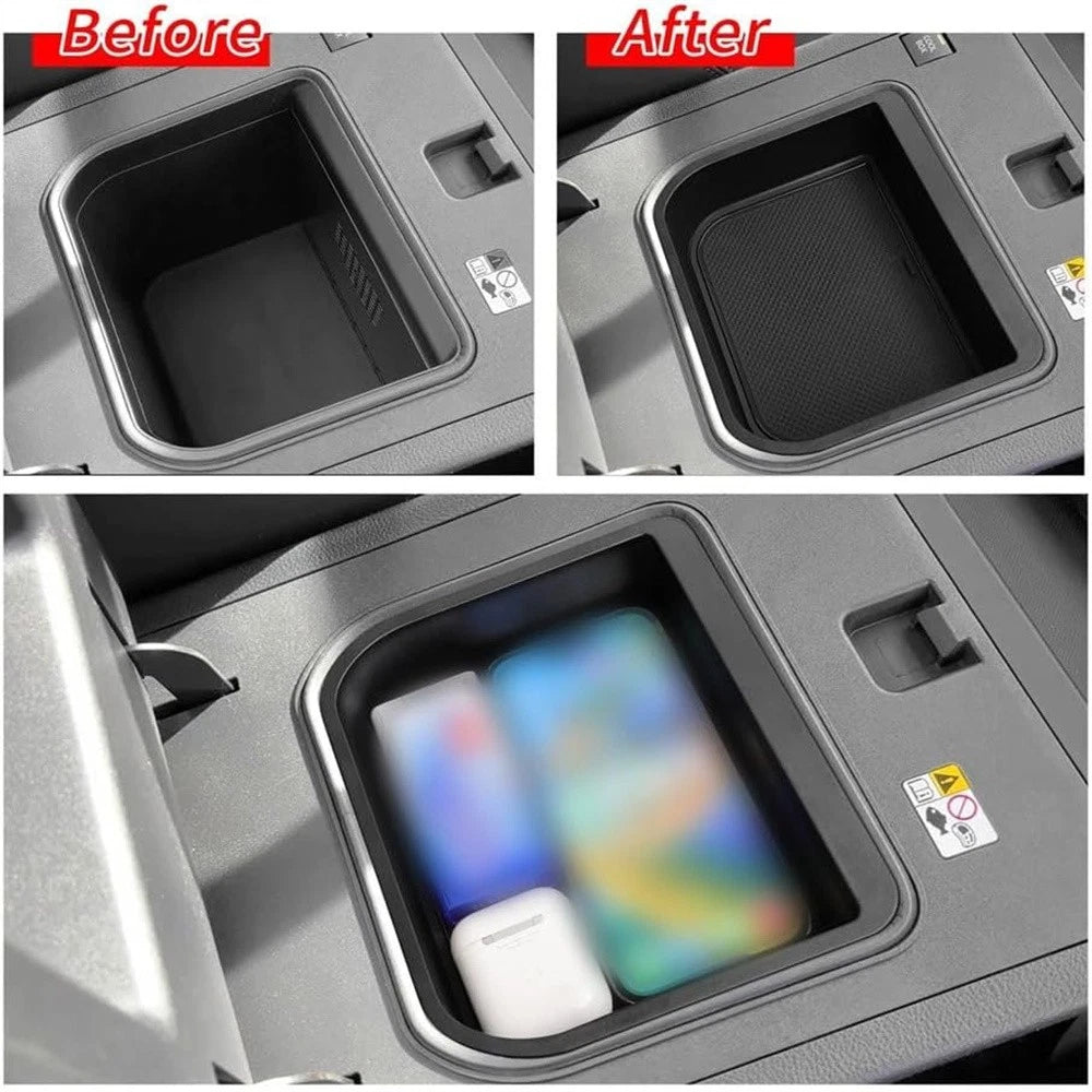 Armrest Storage Box Insert Tray for Lexus GX 550 Land Cruiser Prado (2020-2023)