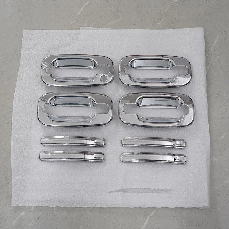 Front Door Handle Covers 4 x for Chevy Silverado 1500 2500 (1999-2006)