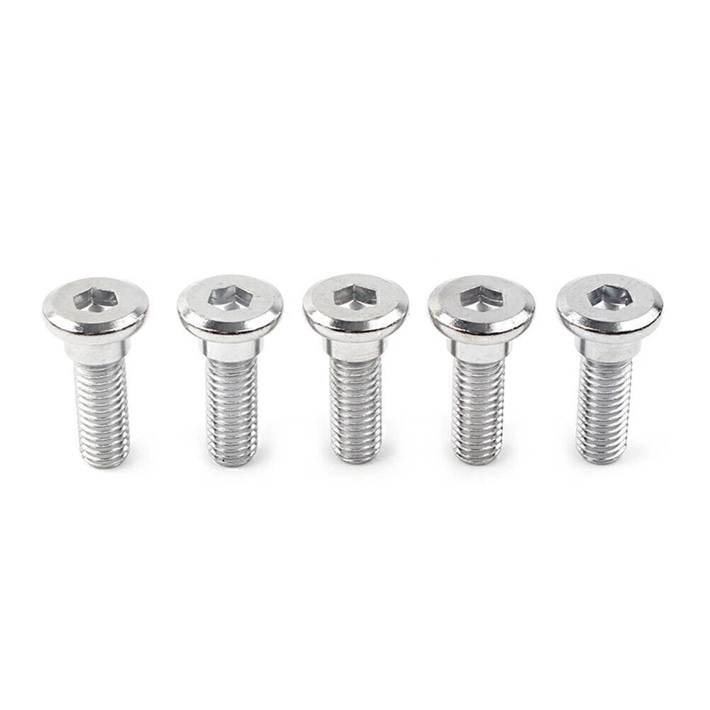5 x M8x25mm Titanium Hex Socket Bolts for Disc Brake Rotor Screws