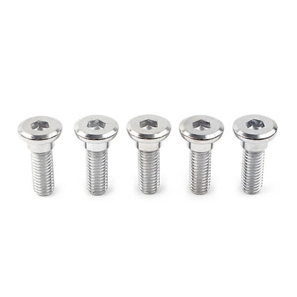 5 x M8x25mm Titanium Hex Socket Bolts for Disc Brake Rotor Screws