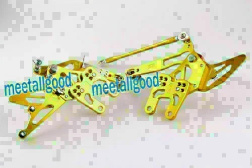 Rearset Rear Set for Kawasaki Ninja ZX10R (2004-2005) Gold Motorcycle