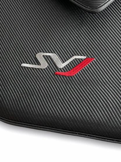 Carbon Floor Mats for Lamborghini Aventador S SV SVJ with SVJ Emblem (2017-2023)