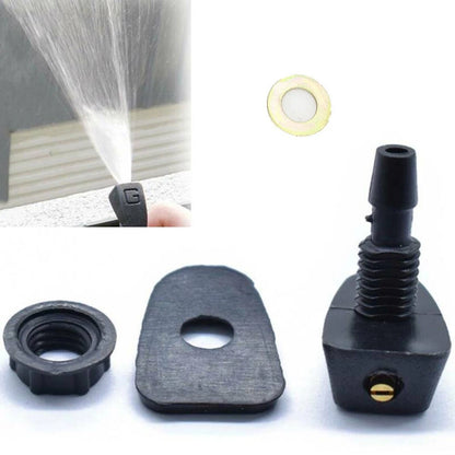 2 x Car Windshield Wiper Jet Water Sprayer Washer Spray Nozzle Sprinkler Black