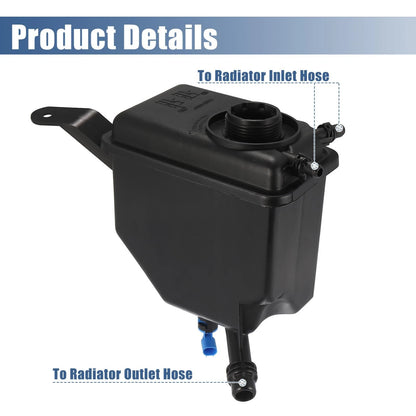 Coolant Radiator Reservoir Tank with Sensor for BMW 5 Series 6 Series