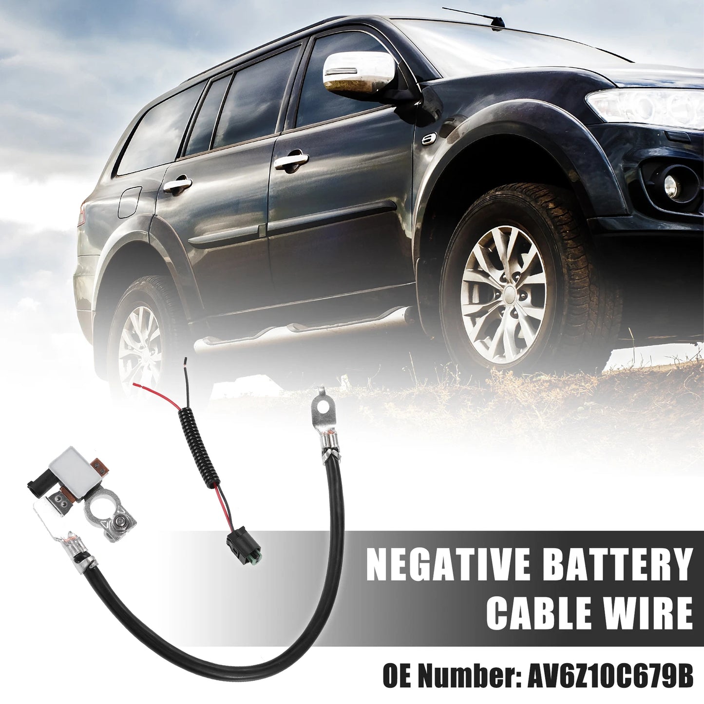 Negative Battery Cable Wire for Ford Escape Focus C-Max (2013-2019)