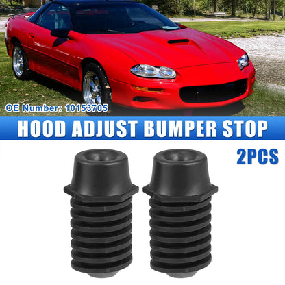 2 x Rear Hood Adjust Bumper Stop w/ Rubber Cap for Buick Regal (2009–2017)