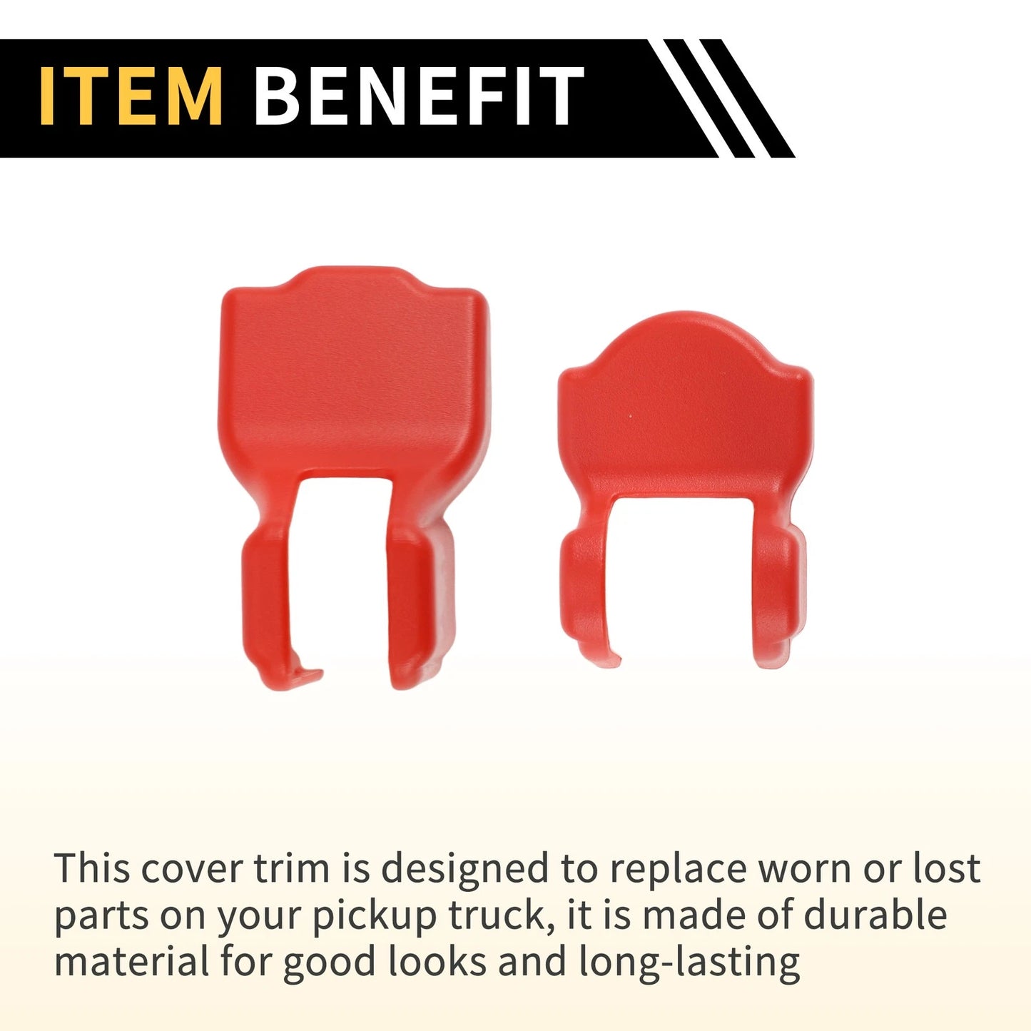 Door Limiting Cover Trim for Jeep Wrangler JL JLU (2018-2024) - Red