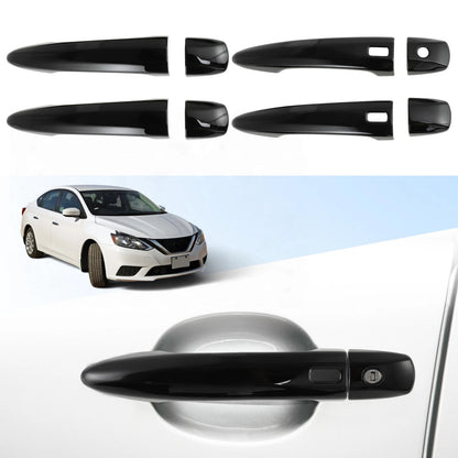 Glossy Black Door Handle Cover for Nissan Sentra Altima X-Trail