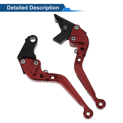 Adjustable Brake Clutch Levers for Honda X11 (1999-2002) - Solid Red