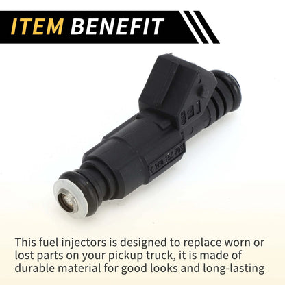 Fuel Injector Nozzle for Jeep Grand Cherokee 4 Holes Black (1993-2023)